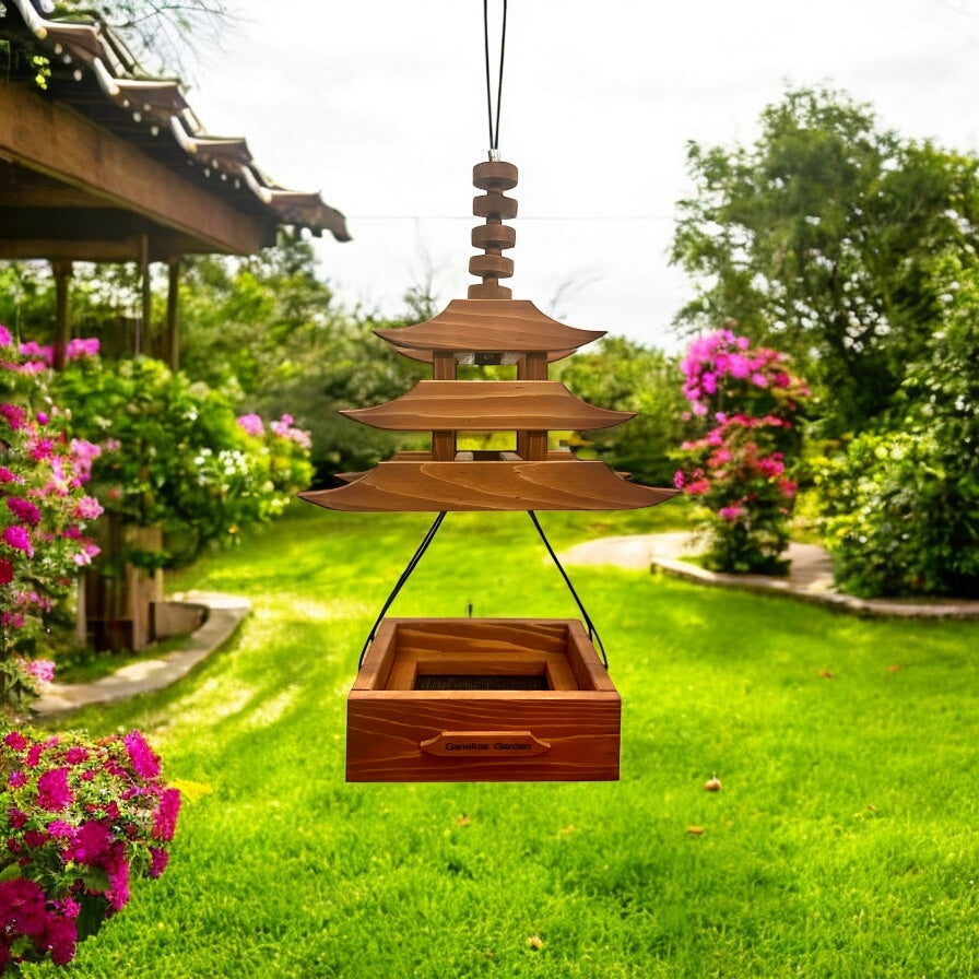 Pagoda Asian Style Bird Feeder