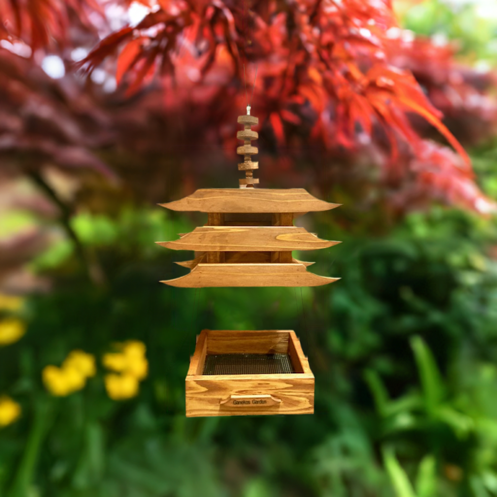 Chiisai Asian Style Platform Bird Feeder (small)
