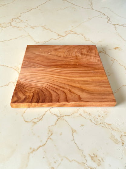 Cedar wood riser: wood display stand, plant stand, bonsai stand