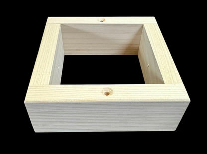 Cedar Post Mount Platform Bird Feeder: Pole Mounted Outdoor Platform Feeder