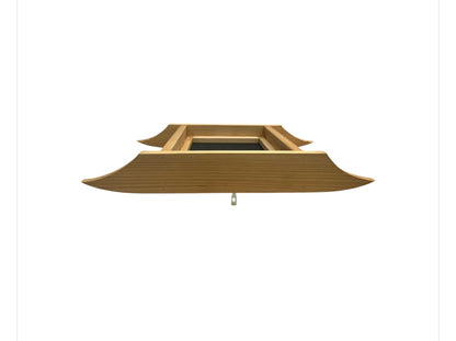Deck Railing Asian Cedar Bird Feeder