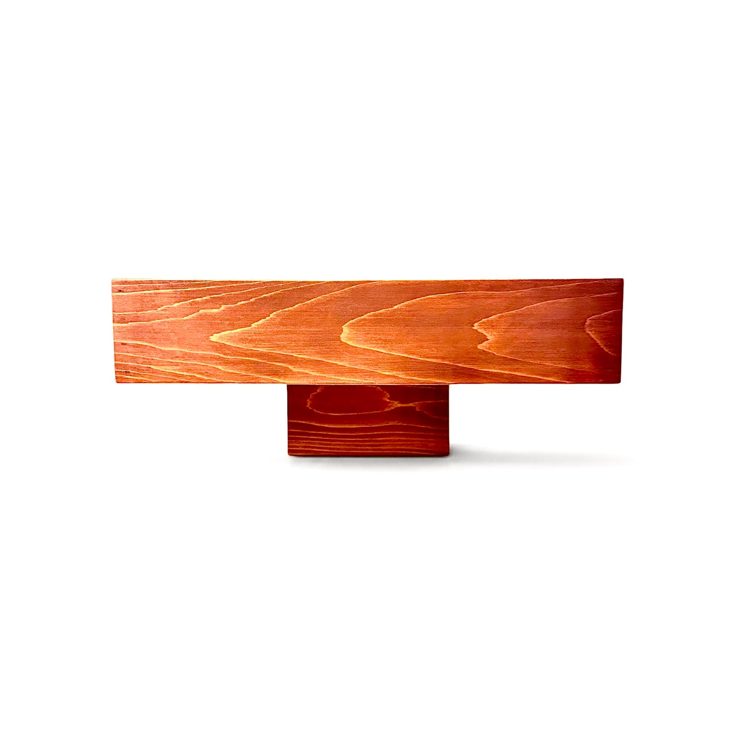 Cedar Post Mount Platform Bird Feeder: Pole Mounted Outdoor Platform Feeder