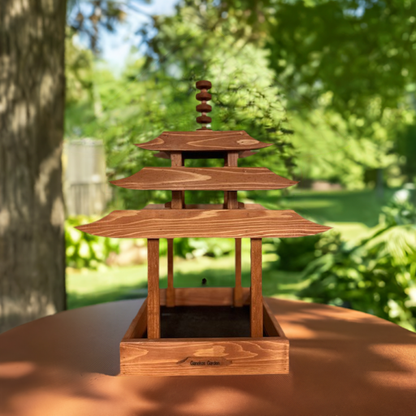 Grand Pagoda XL Asian Style Platform Bird Feeder