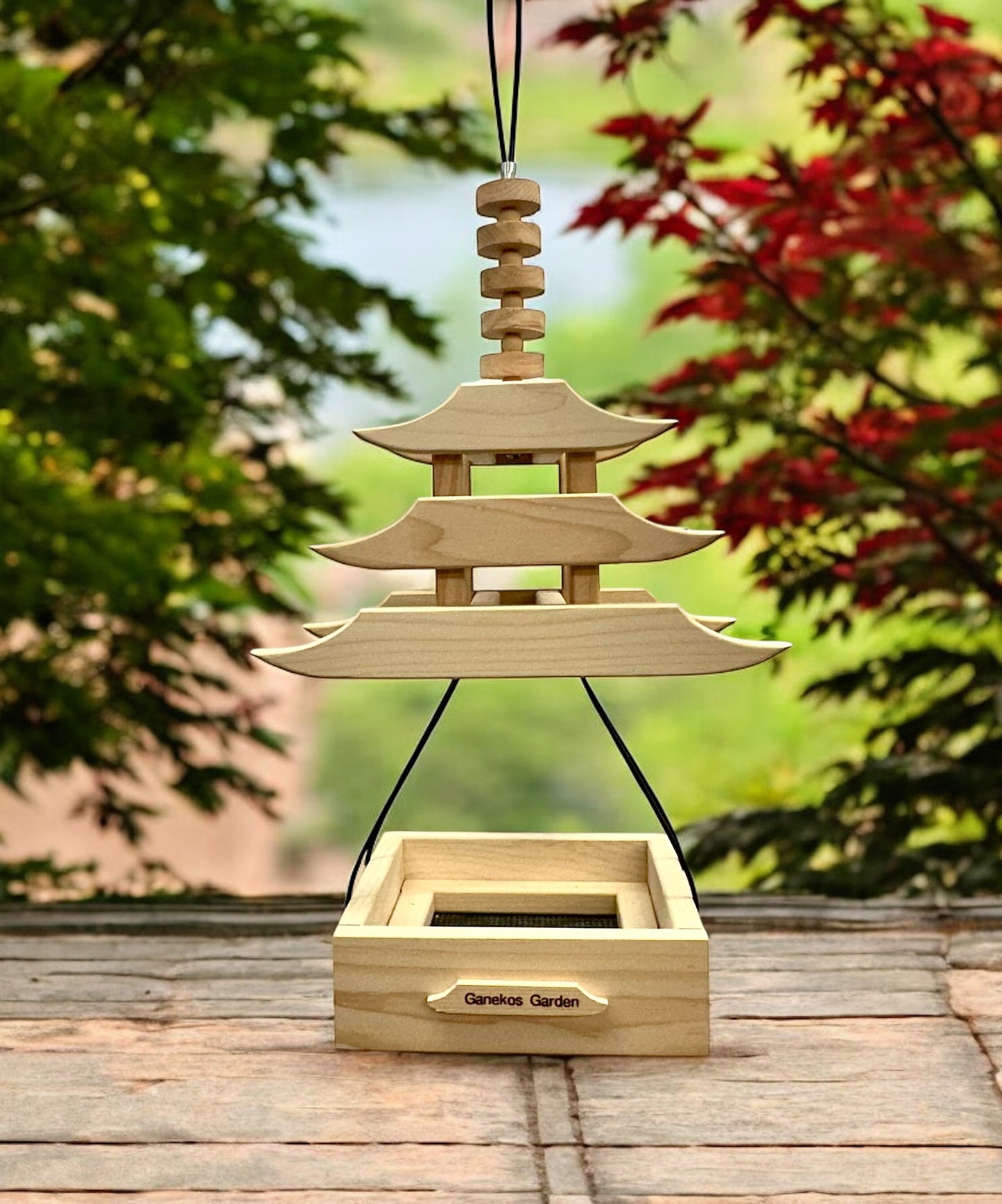 Pagoda Asian Style Bird Feeder