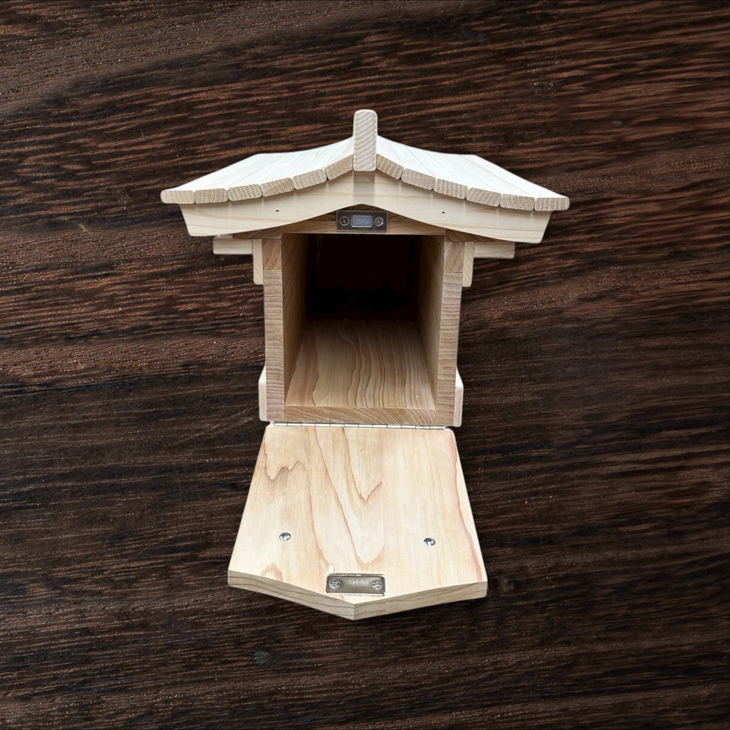Pagoda Mailbox-cedar Asian style pagoda mailbox