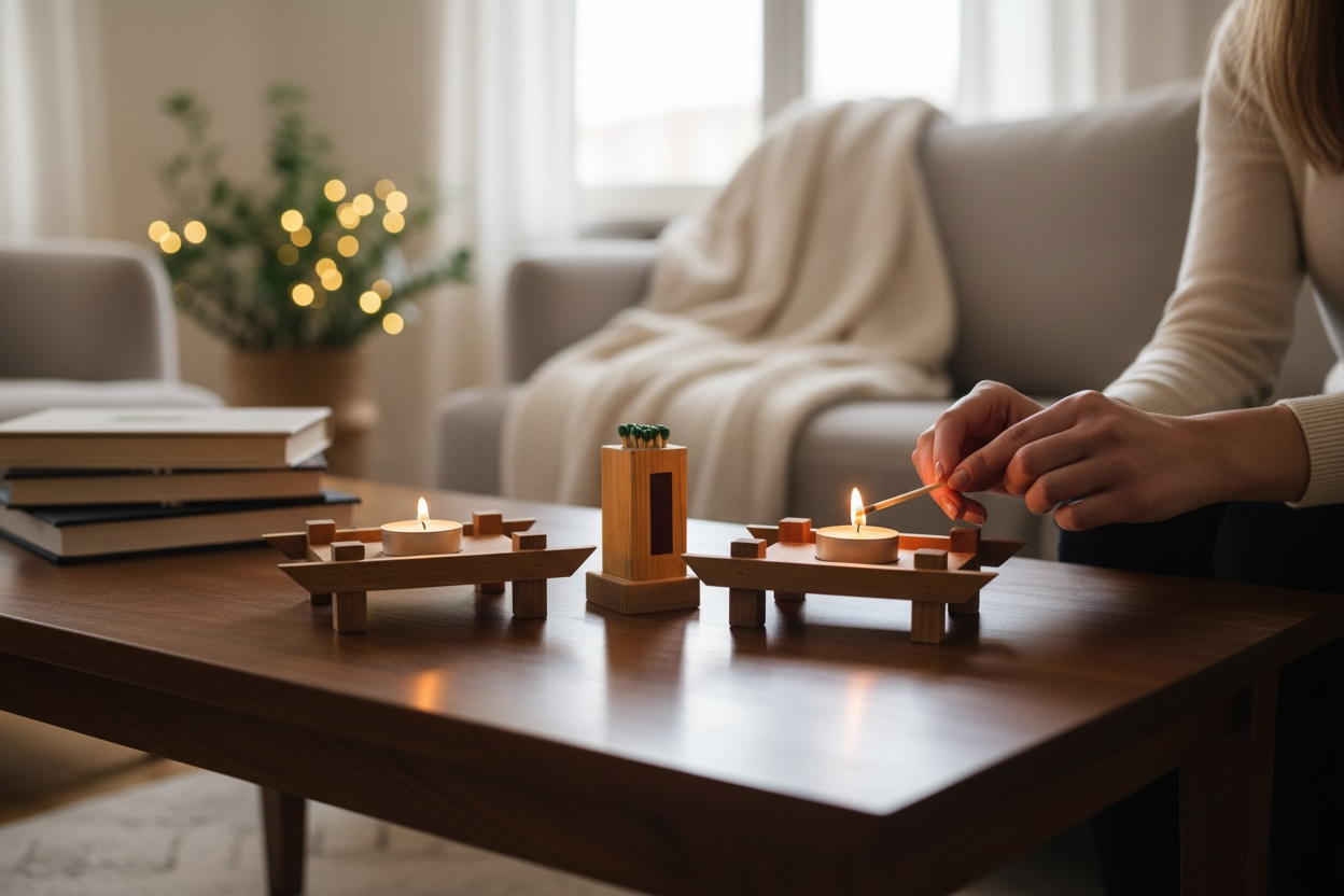 Rustic Asian Tea Light Holder
