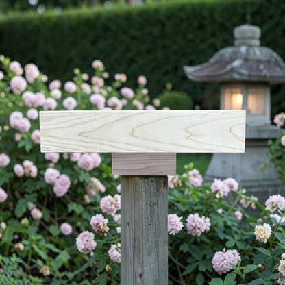Cedar Post Mount Platform Bird Feeder: Pole Mounted Outdoor Platform Feeder