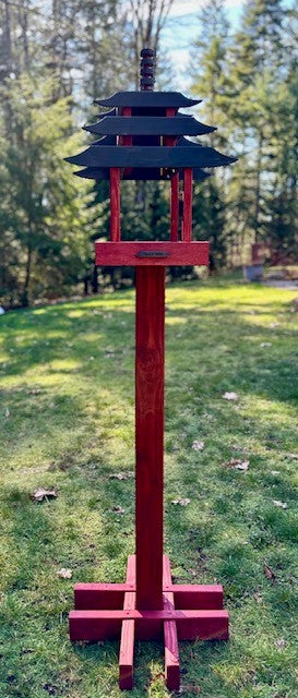Grand Pagoda XL Asian Style Platform Bird Feeder