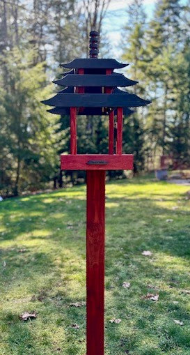 Grand Pagoda XL Asian Style Platform Bird Feeder