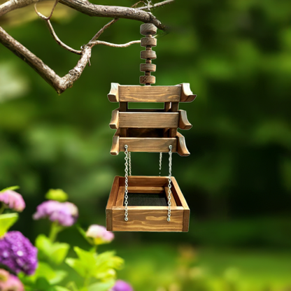 Chiisai Asian Style Platform Bird Feeder (small)