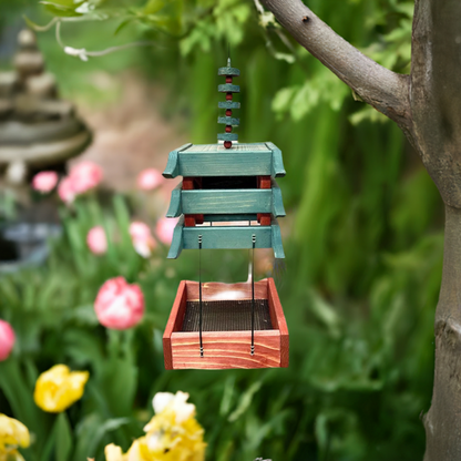 Chiisai Asian Style Platform Bird Feeder (small)