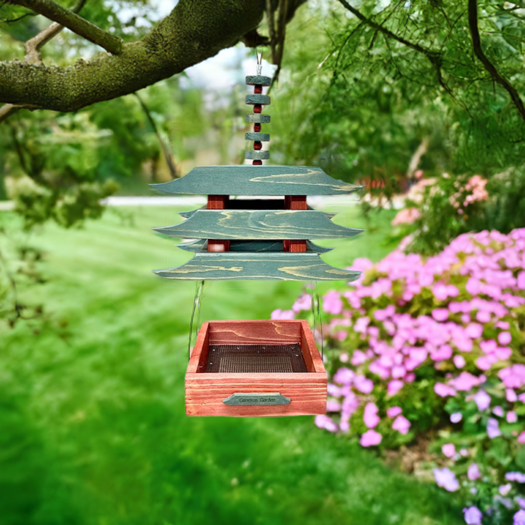 Chiisai Asian Style Platform Bird Feeder (small)