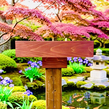 Cedar Post Mount Platform Bird Feeder: Pole Mounted Outdoor Platform Feeder