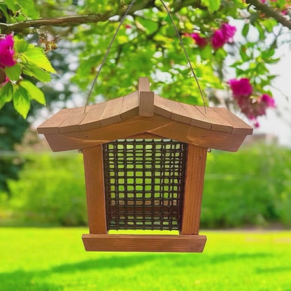 Yagura Suet Bird Feeder/Nesting Material Holder