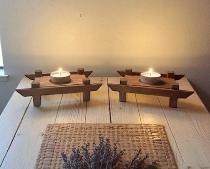 Rustic Asian Tea Light Holder